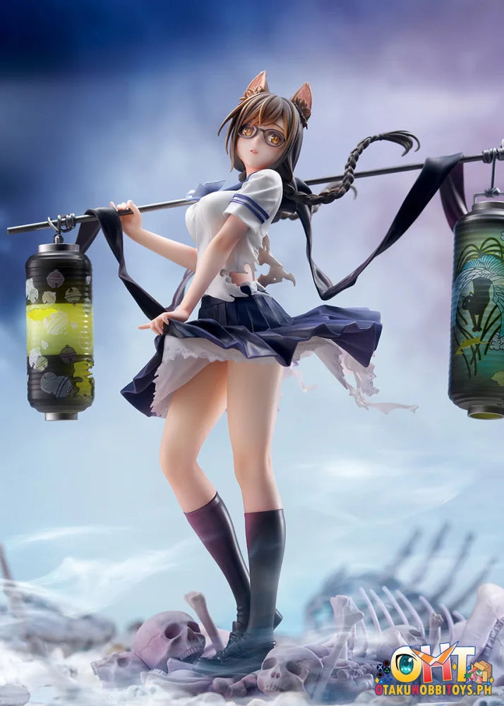 QuesQ 1/7 Comics Bakemonogatari - Tsubasa Hanekawa - Scale Figure