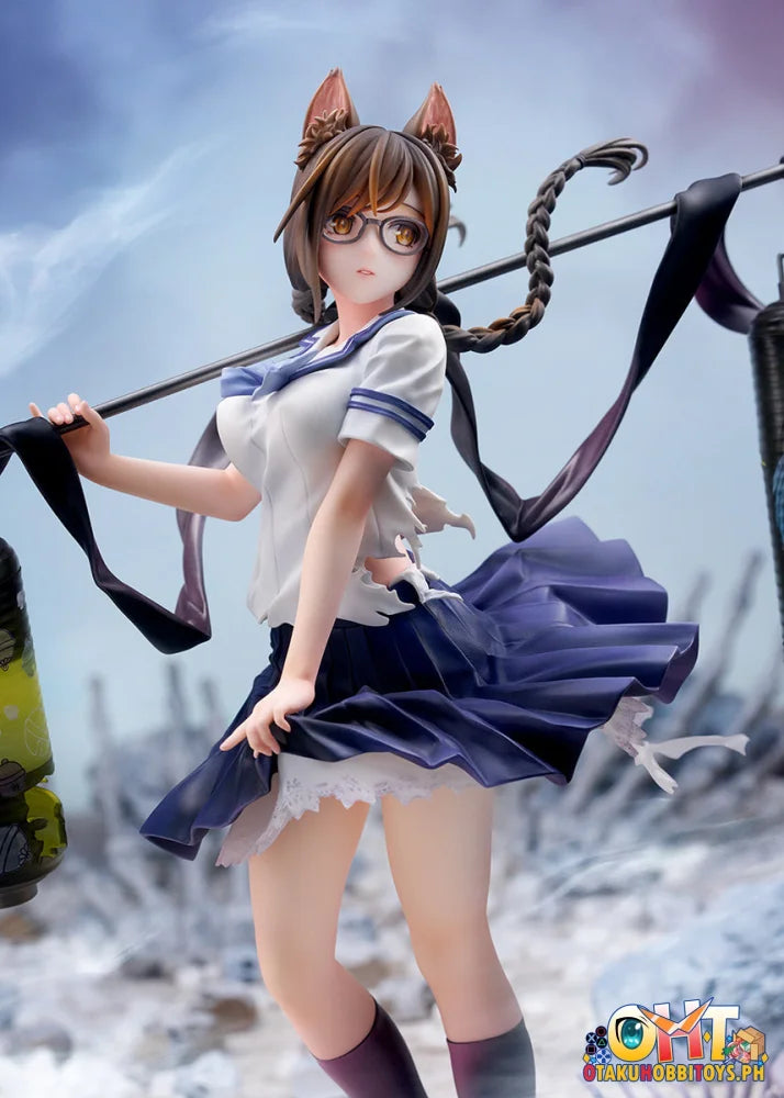 QuesQ 1/7 Comics Bakemonogatari - Tsubasa Hanekawa - Scale Figure