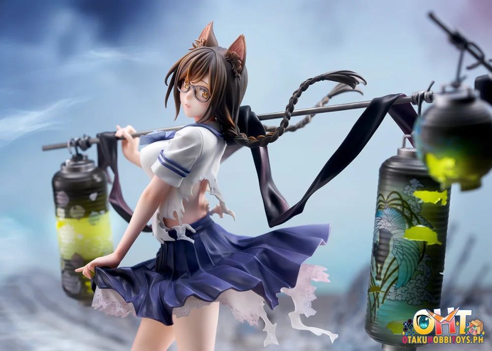 QuesQ 1/7 Comics Bakemonogatari - Tsubasa Hanekawa - Scale Figure