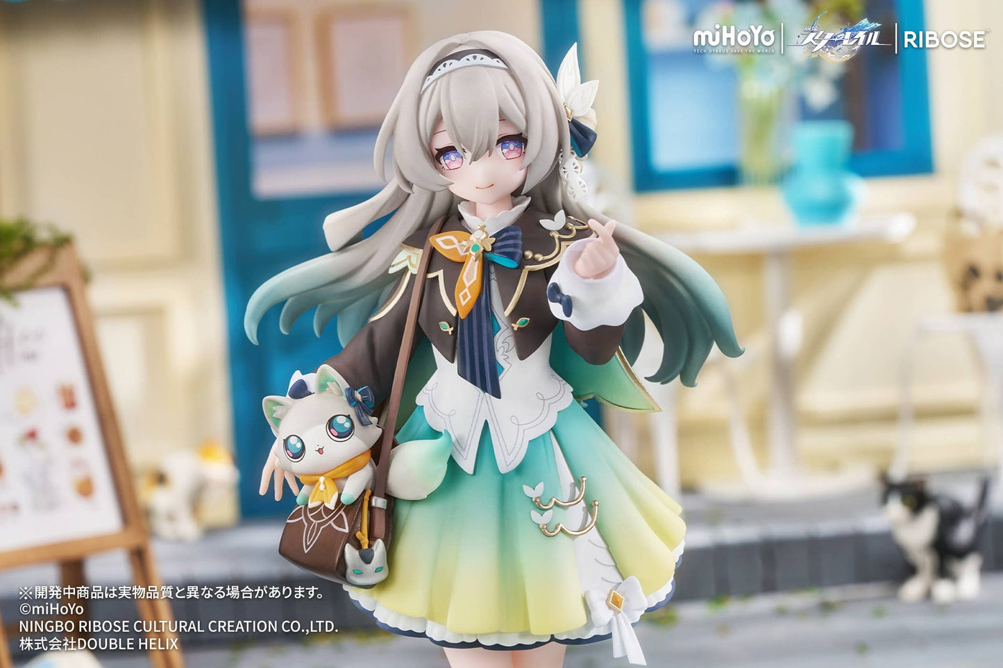 RIBOSE RISE UP+ Honkai: Star Rail Chibi Cat Series Figure Firefly Ver.
