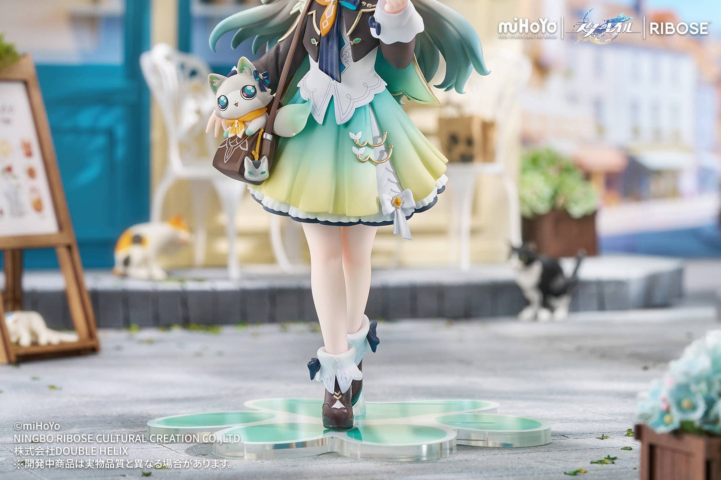 RIBOSE RISE UP+ Honkai: Star Rail Chibi Cat Series Figure Firefly Ver.