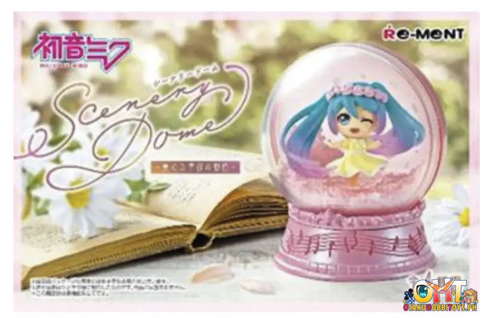 Re-Ment Vocaloid Hatsune Miku Scenery Dome [Box Of 4] Trading Figure