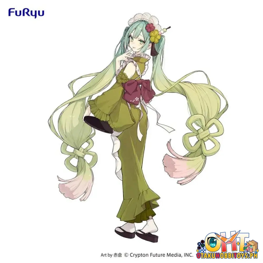 [Re-Offer] Furyu Piapro Characters Sweet Sweets Series Figure Hatsune Miku Matcha Green Tea Parfait