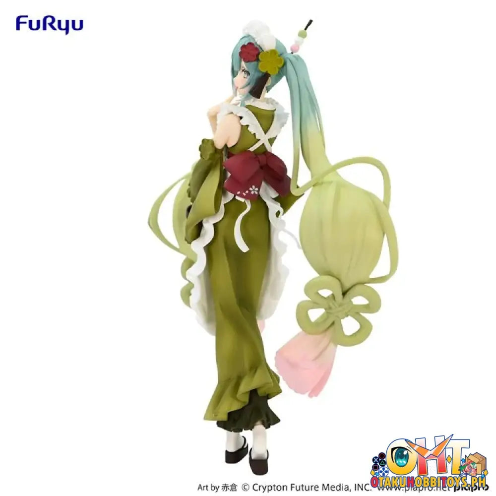 [Re-Offer] Furyu Piapro Characters Sweet Sweets Series Figure Hatsune Miku Matcha Green Tea Parfait