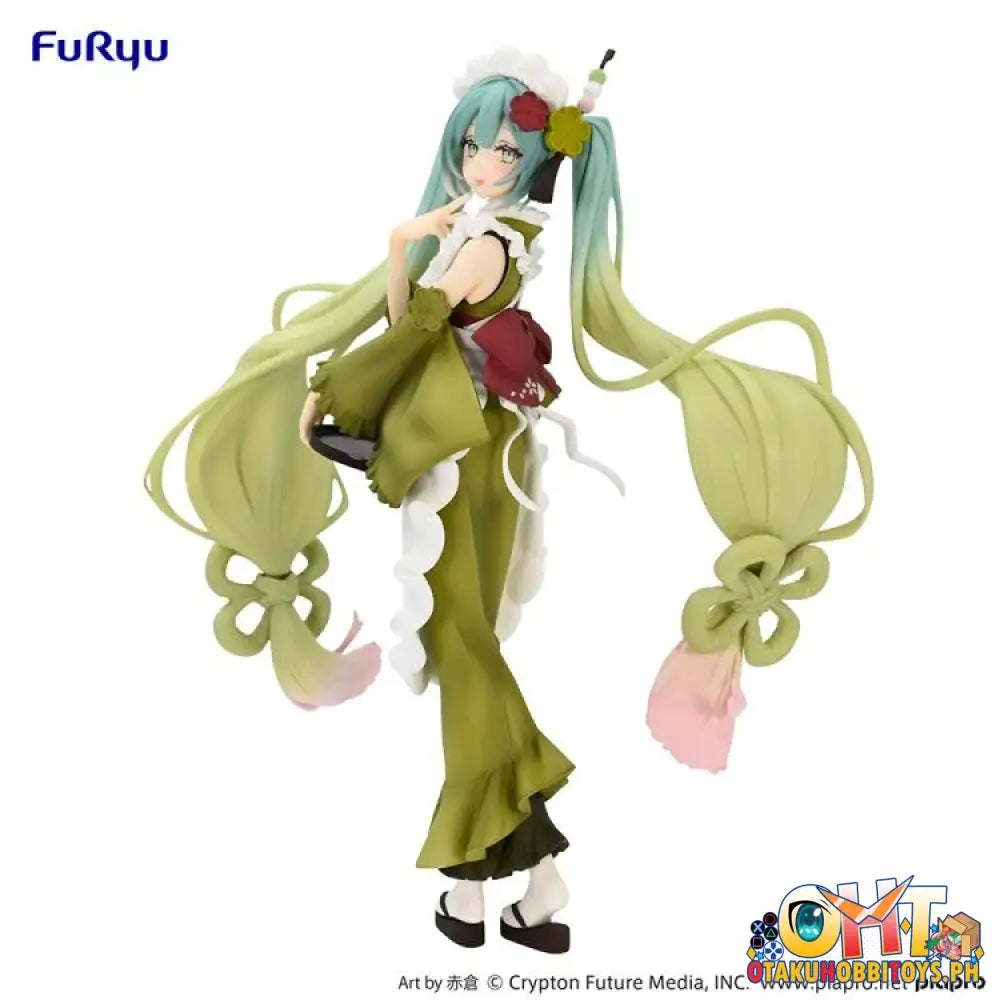 [Re-Offer] Furyu Piapro Characters Sweet Sweets Series Figure Hatsune Miku Matcha Green Tea Parfait