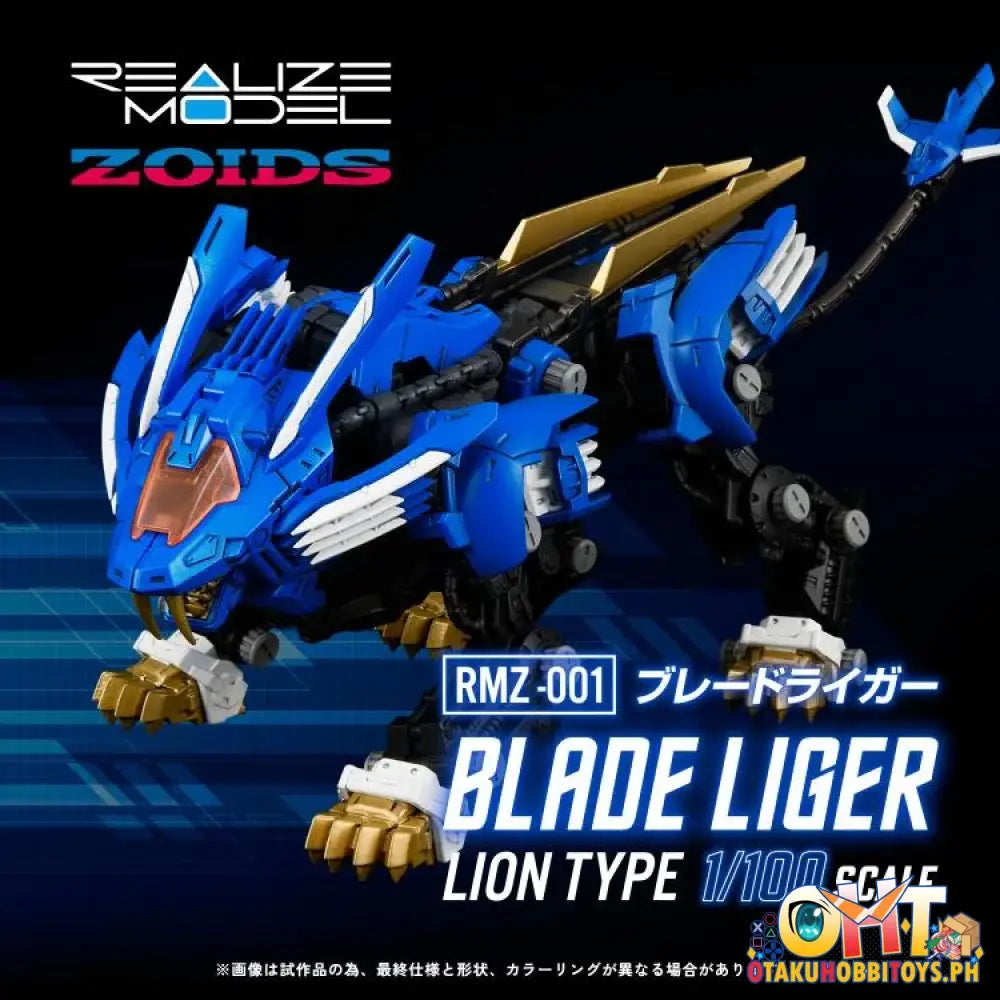 Realize Model Zoids Rmz-001 Blade Liger Plastic Model Kit