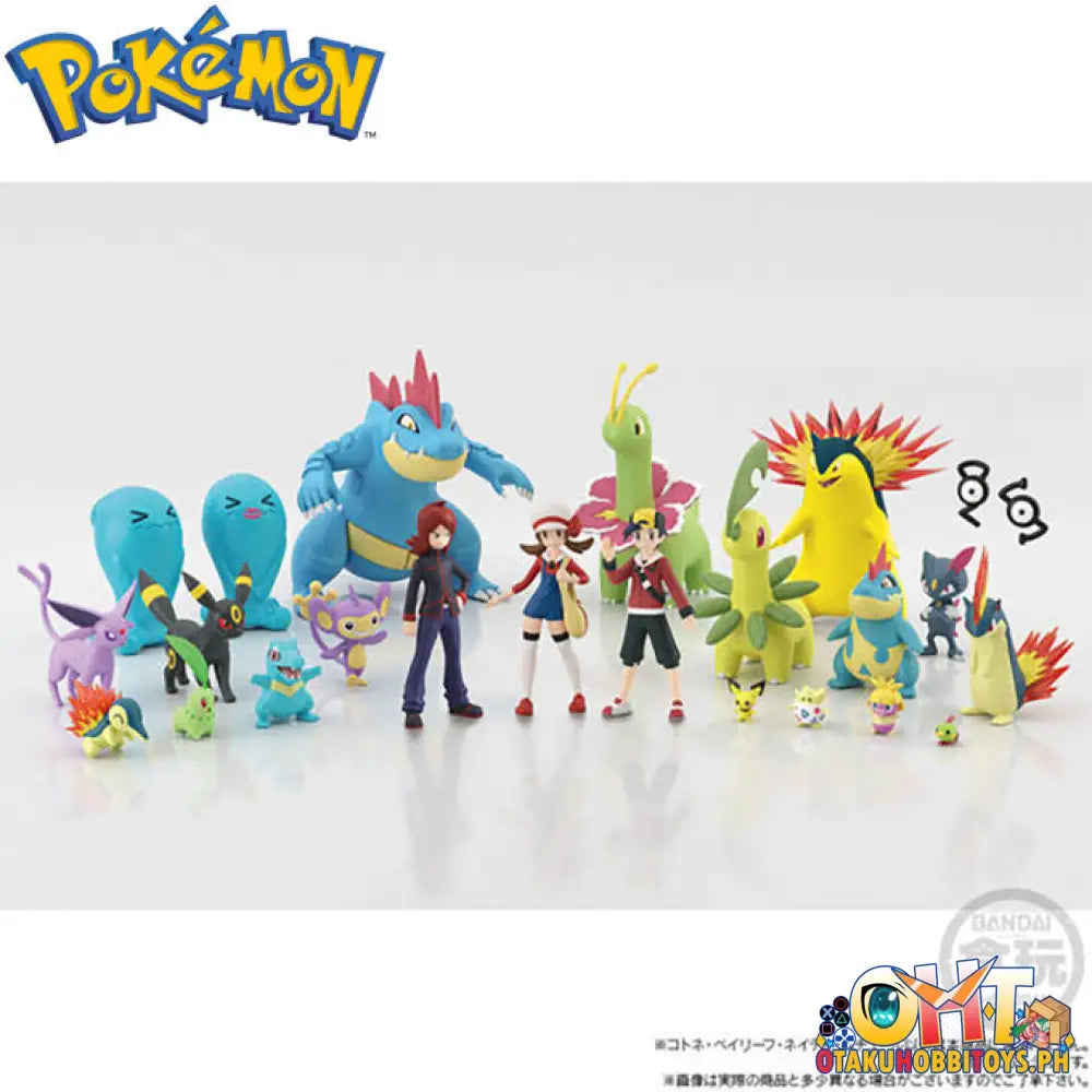 [Reissue] Bandai Pokemon Scale World Johto Lyra & Bayleef Natu Smoochum W/O Gum