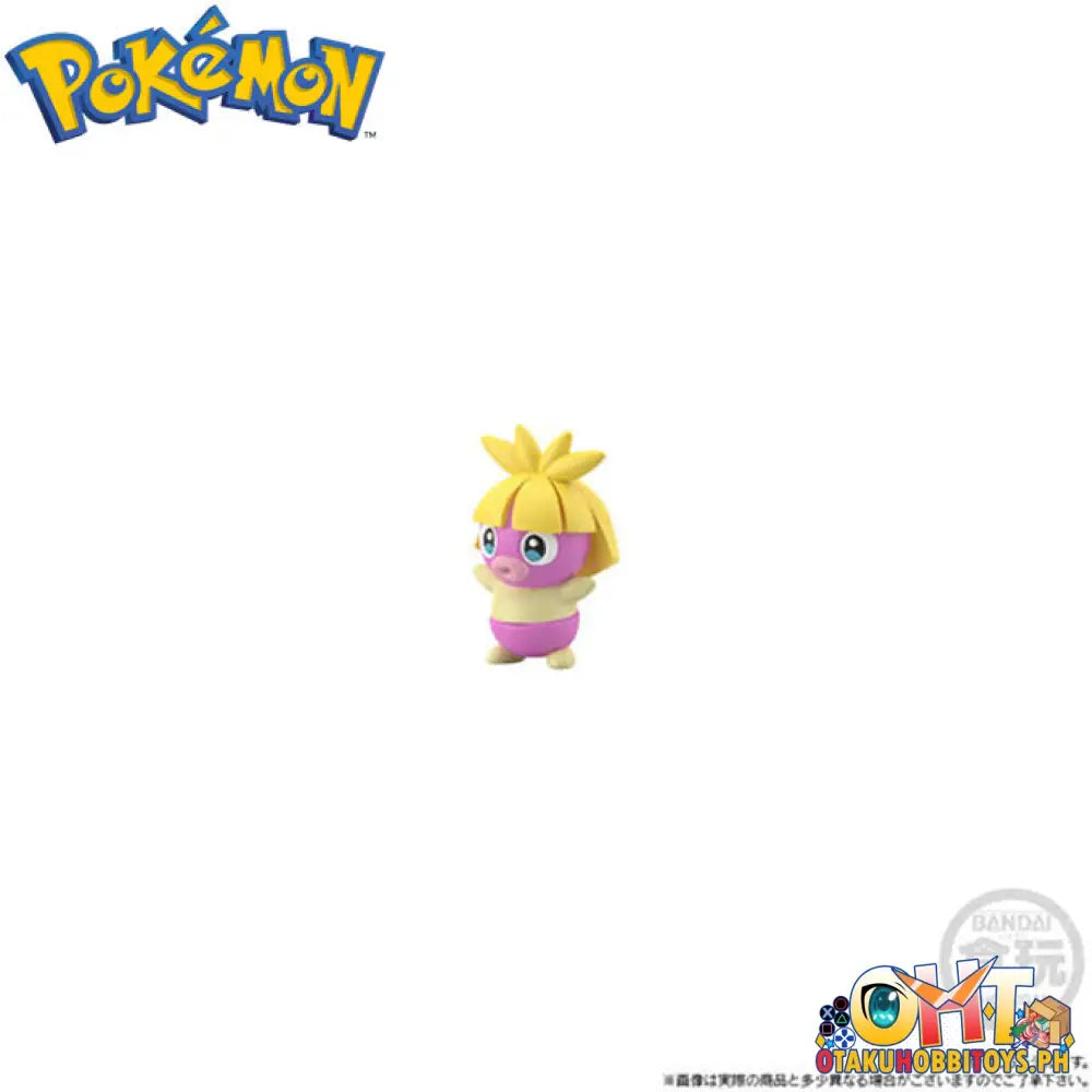 [Reissue] Bandai Pokemon Scale World Johto Lyra & Bayleef Natu Smoochum W/O Gum