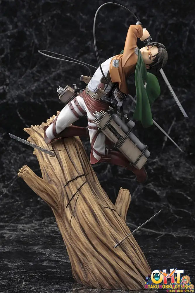 [Reissue] Kotobukiya Attack On Titan Artfx J 1/8 Levi Renewal Package Ver. Scale Figure