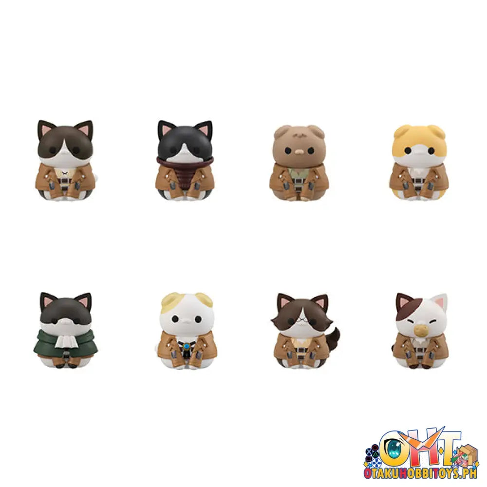 [Reissue] Megahouse Mega Cat Project Attack On Titan - Cat! Survey Corps Assemble! [Set Of 8]