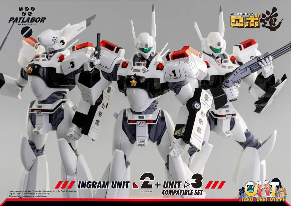 [Reissue] Threezero Mobile Police Patlabor Robo - Dou Ingram Unit 2 + 3 Compatible Set