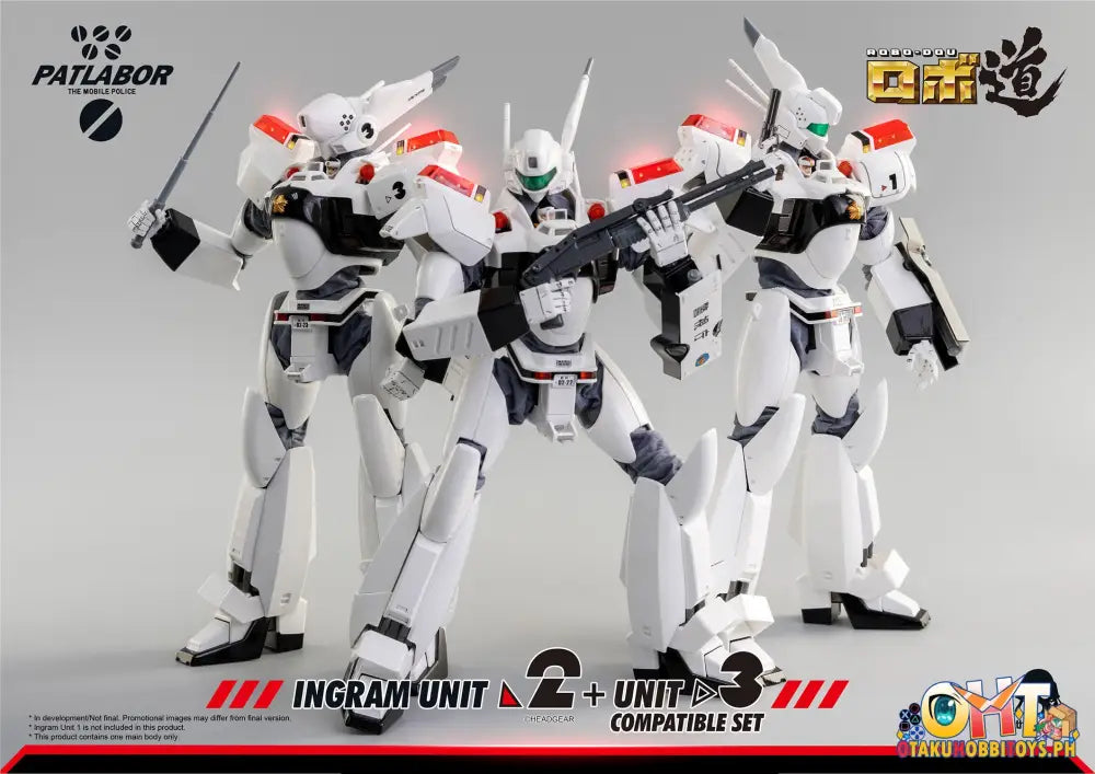 [Reissue] Threezero Mobile Police Patlabor Robo - Dou Ingram Unit 2 + 3 Compatible Set