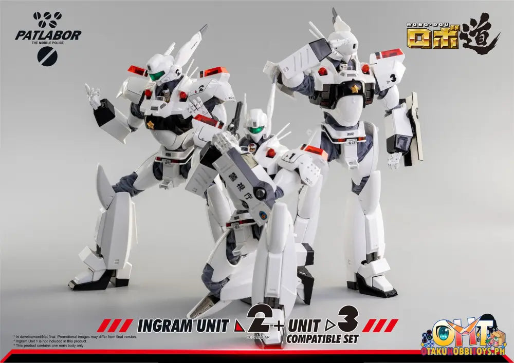[Reissue] Threezero Mobile Police Patlabor Robo - Dou Ingram Unit 2 + 3 Compatible Set