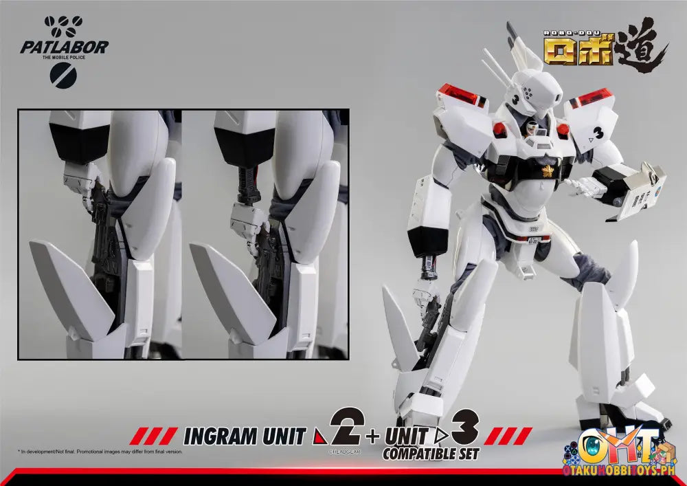 [Reissue] Threezero Mobile Police Patlabor Robo - Dou Ingram Unit 2 + 3 Compatible Set