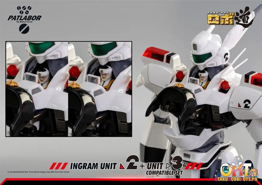 [Reissue] Threezero Mobile Police Patlabor Robo - Dou Ingram Unit 2 + 3 Compatible Set