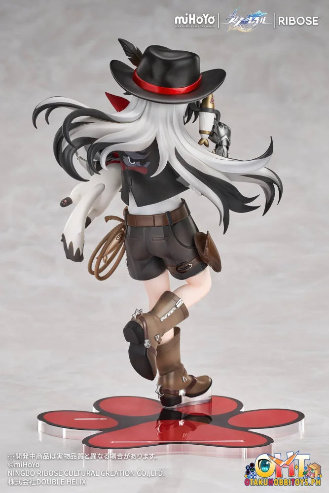 RIBOSE Honkai: Star Rail Rise Up+ Chibi Cat Series Figure Boothill Ver. - Scale Figure