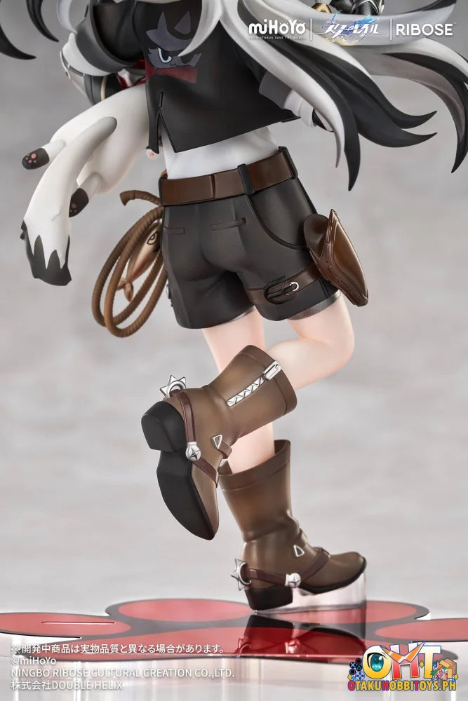 RIBOSE Honkai: Star Rail Rise Up+ Chibi Cat Series Figure Boothill Ver. - Scale Figure