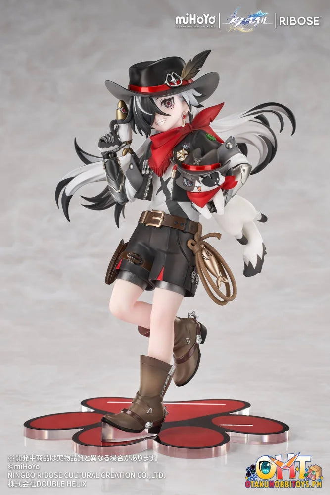 RIBOSE Honkai: Star Rail Rise Up+ Chibi Cat Series Figure Boothill Ver. - Scale Figure