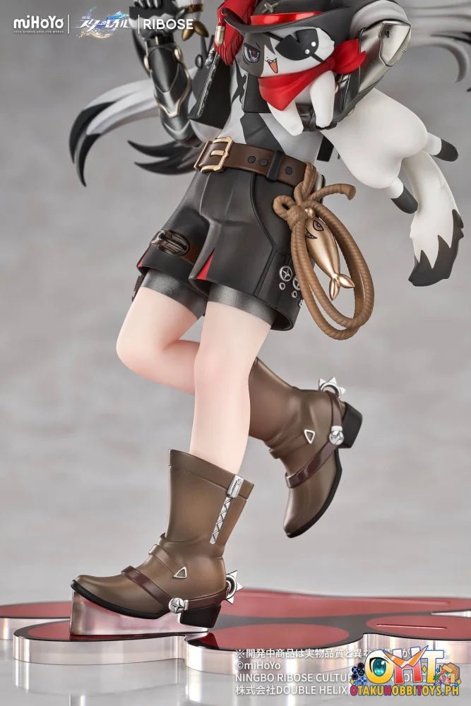 RIBOSE Honkai: Star Rail Rise Up+ Chibi Cat Series Figure Boothill Ver. - Scale Figure