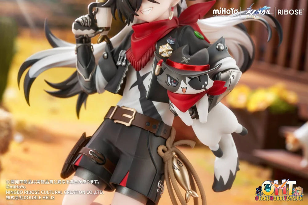 RIBOSE Honkai: Star Rail Rise Up+ Chibi Cat Series Figure Boothill Ver. - Scale Figure