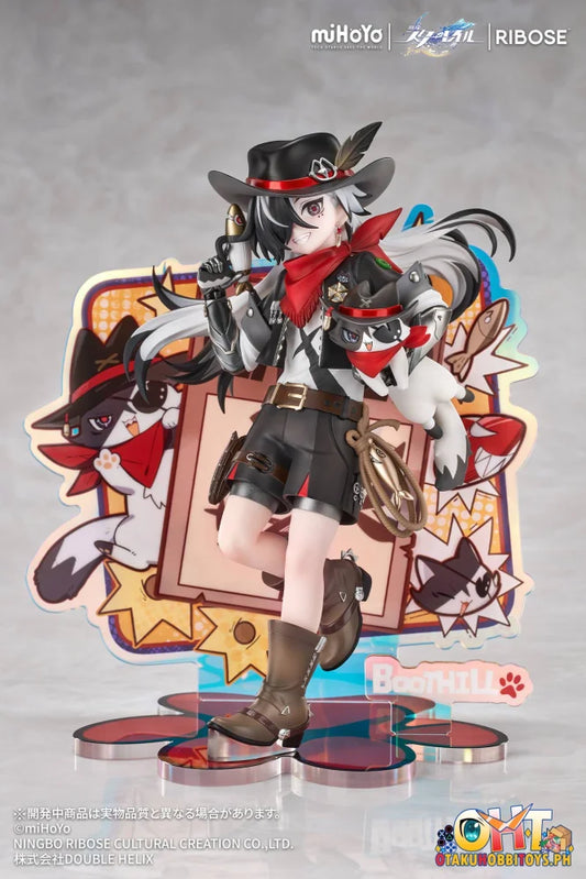 RIBOSE Honkai: Star Rail Rise Up+ Chibi Cat Series Figure Boothill Ver. - Scale Figure