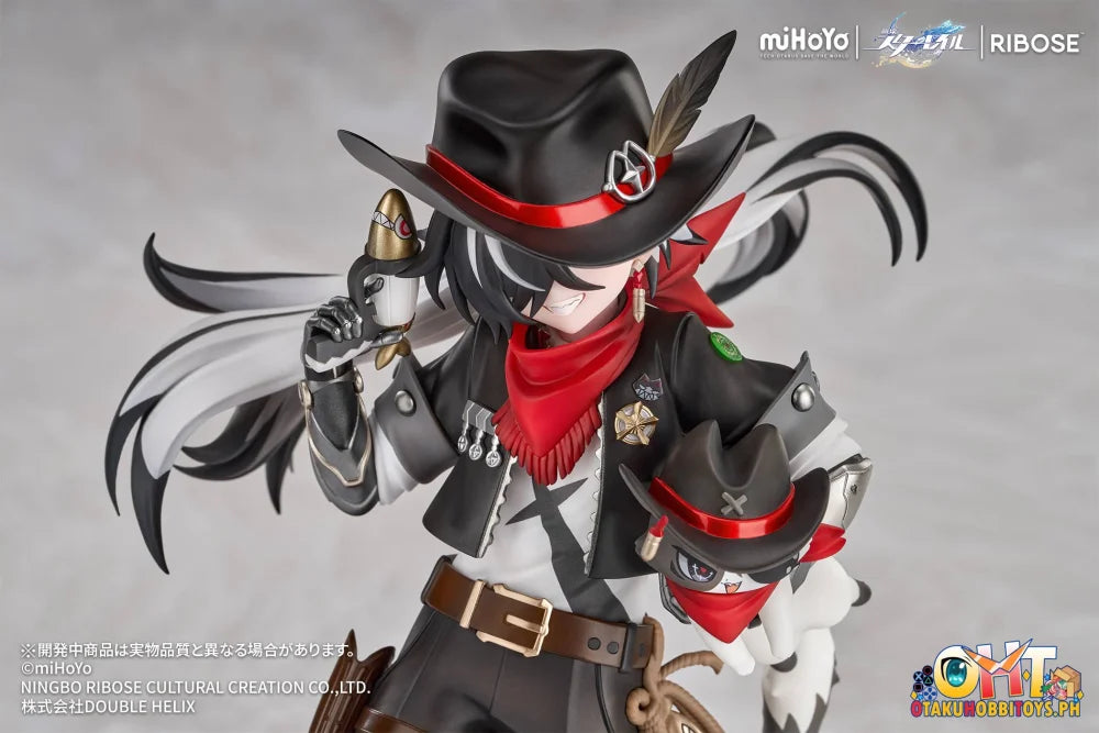 RIBOSE Honkai: Star Rail Rise Up+ Chibi Cat Series Figure Boothill Ver. - Scale Figure