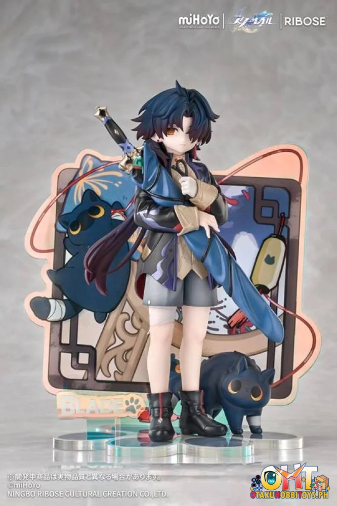 RIBOSE RISE UP+ Honkai: Star Rail Chibi Cat Series Figure Blade Ver - Scale Figure