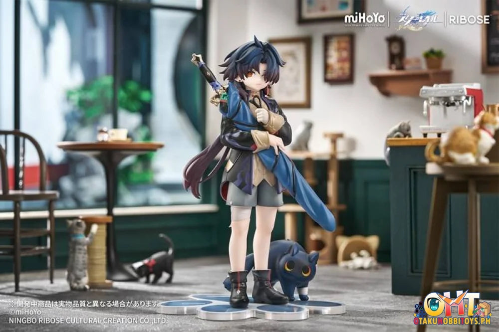 RIBOSE RISE UP+ Honkai: Star Rail Chibi Cat Series Figure Blade Ver - Scale Figure