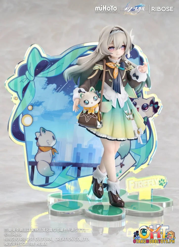 RIBOSE RISE UP+ Honkai: Star Rail Chibi Cat Series Figure Firefly Ver. - Scale Figure