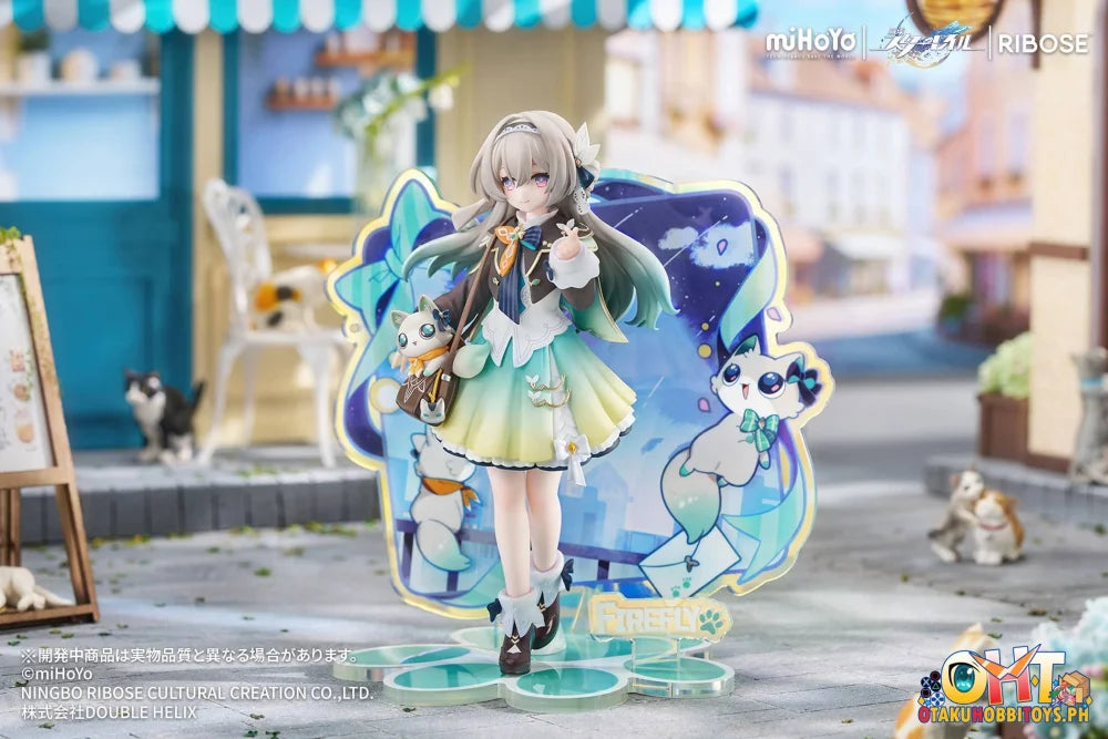 RIBOSE RISE UP+ Honkai: Star Rail Chibi Cat Series Figure Firefly Ver. - Scale Figure