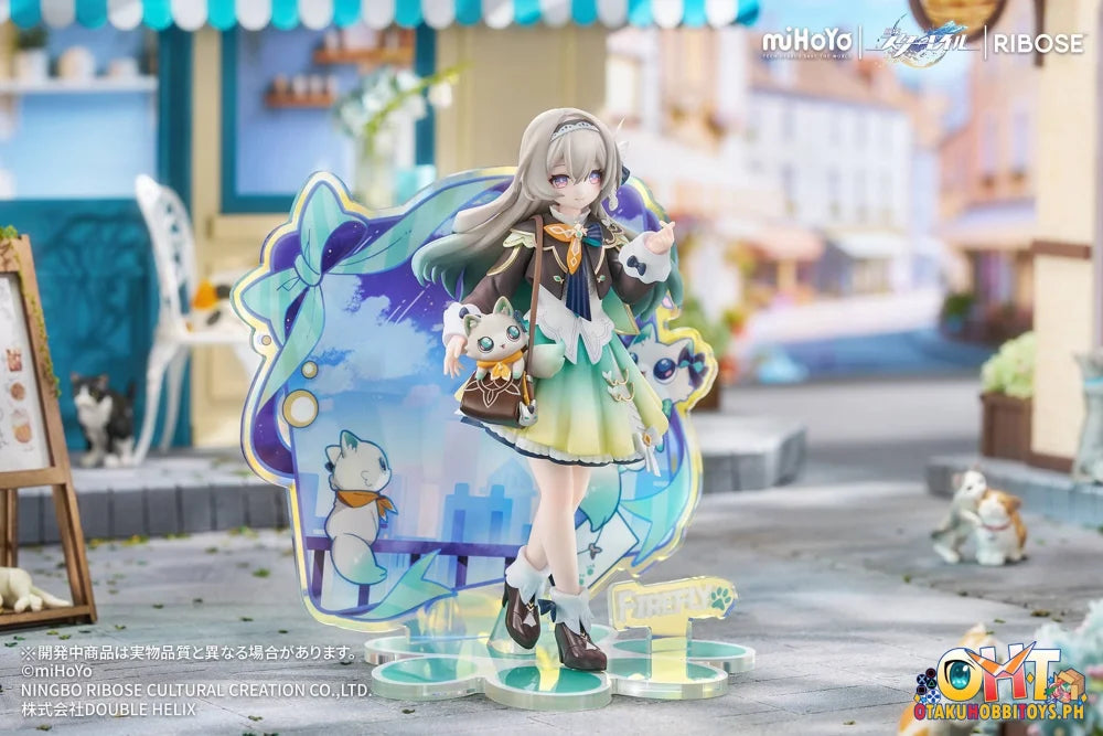RIBOSE RISE UP+ Honkai: Star Rail Chibi Cat Series Figure Firefly Ver. - Scale Figure