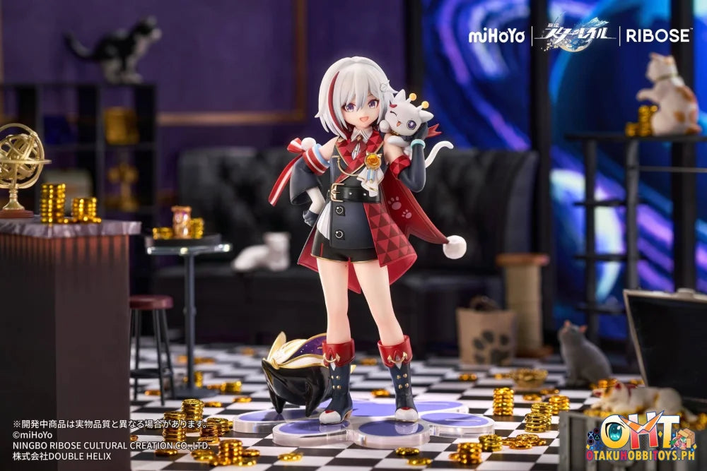 RIBOSE RISE UP+ Honkai: Star Rail Chibineko Series Figure Topaz & Numby Ver. Scale Figure