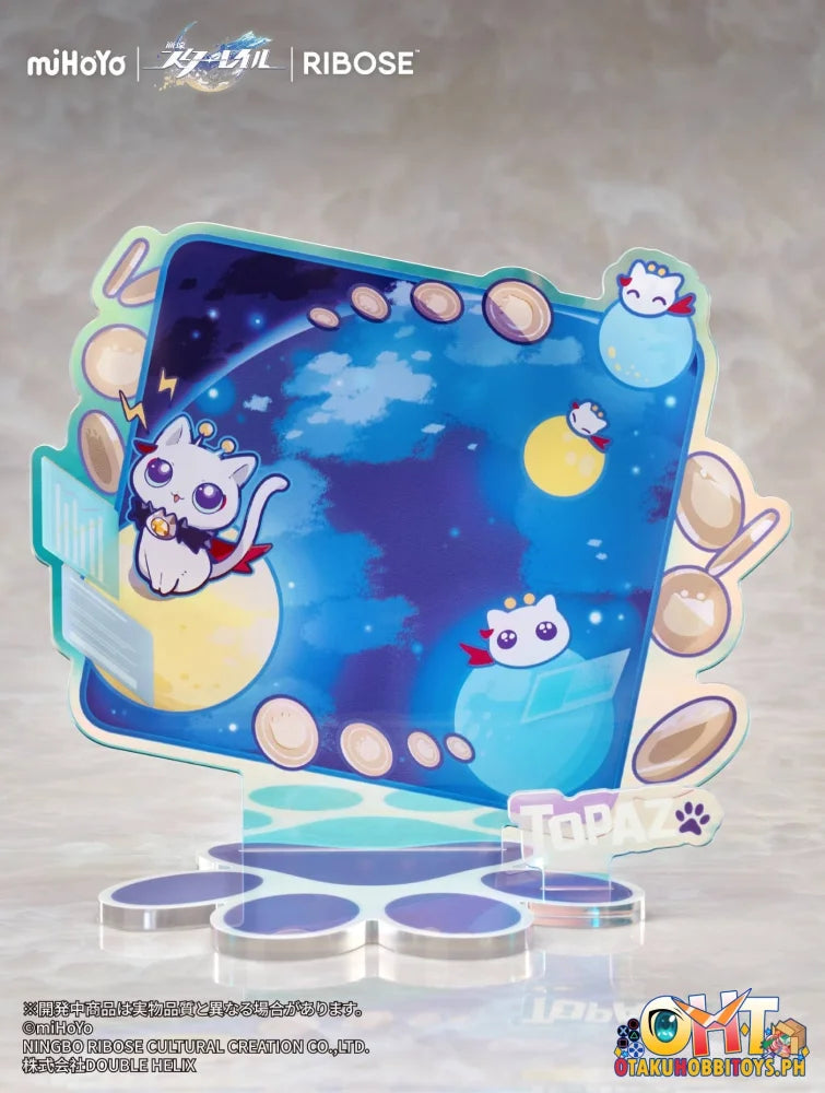 RIBOSE RISE UP+ Honkai: Star Rail Chibineko Series Figure Topaz & Numby Ver. Scale Figure