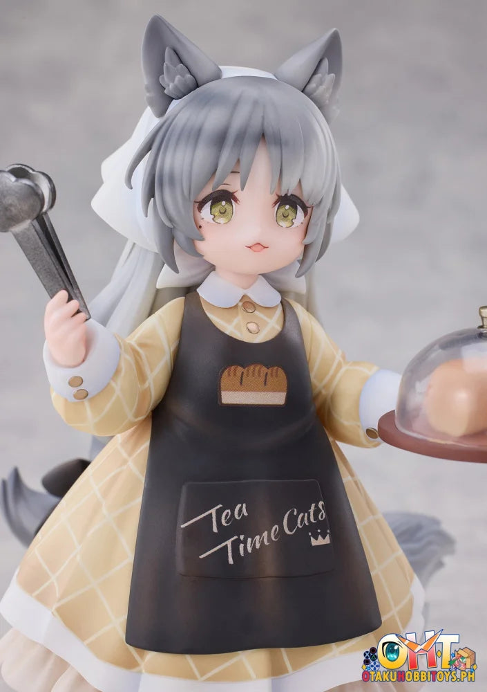 Riobose Tea Time Cats - Cat Town Bakery Staff & Customer Set Scale Figure