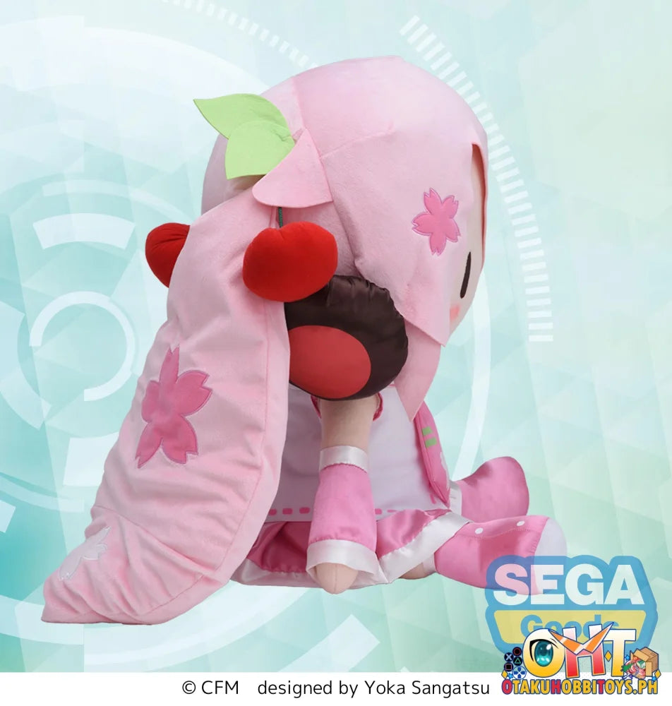 SEGA Character Vocal Series 01: Hatsune Miku fuwa petit ’Sakura Miku’ Dodeka Jumbo Plush Plush Doll Prize Figure