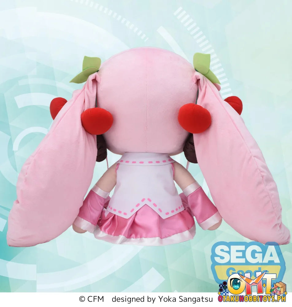 SEGA Character Vocal Series 01: Hatsune Miku fuwa petit ’Sakura Miku’ Dodeka Jumbo Plush Plush Doll Prize Figure