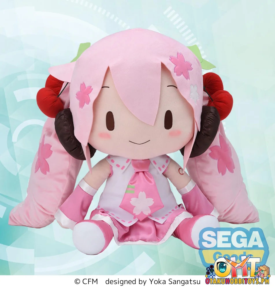 SEGA Character Vocal Series 01: Hatsune Miku fuwa petit ’Sakura Miku’ Dodeka Jumbo Plush Plush Doll Prize Figure