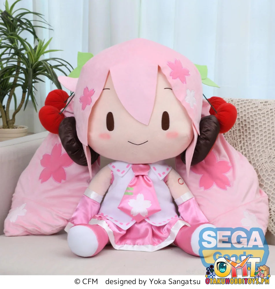 SEGA Character Vocal Series 01: Hatsune Miku fuwa petit ’Sakura Miku’ Dodeka Jumbo Plush Plush Doll Prize Figure