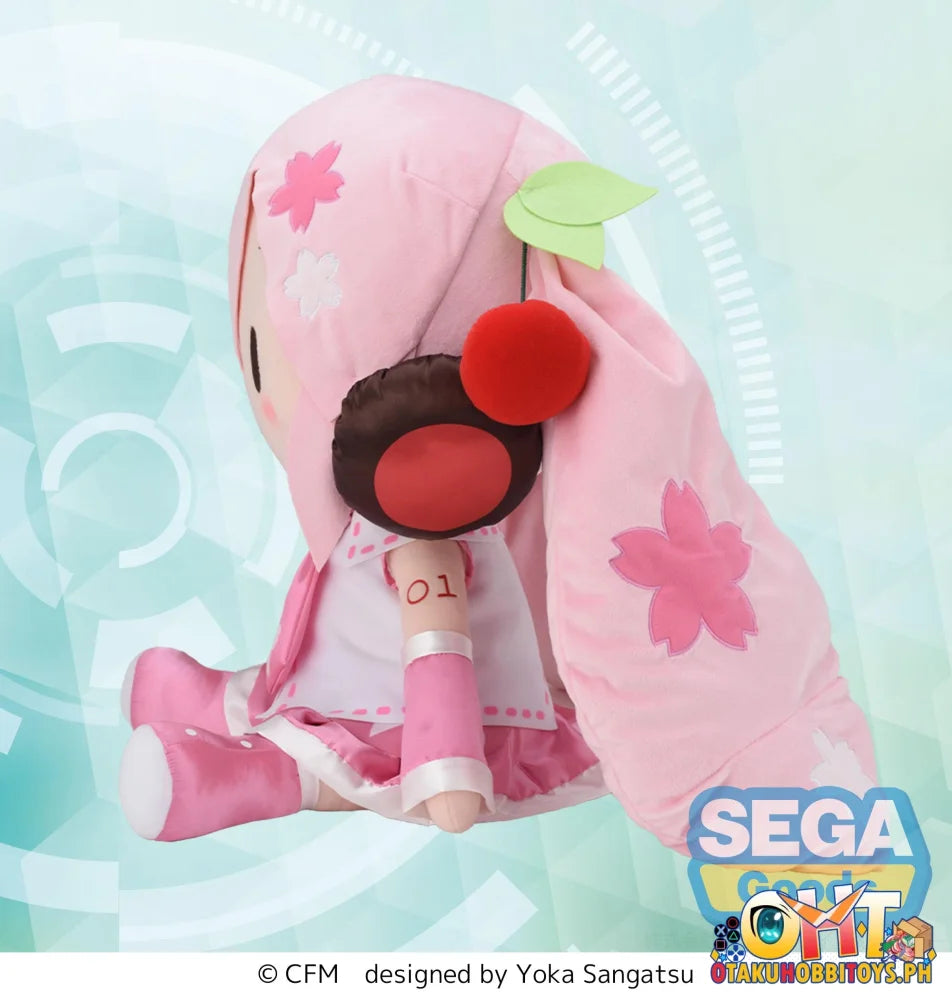 SEGA Character Vocal Series 01: Hatsune Miku fuwa petit ’Sakura Miku’ Dodeka Jumbo Plush Plush Doll Prize Figure