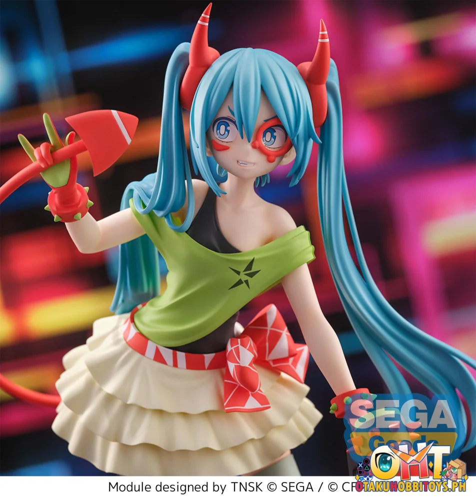 SEGA FIGURIZMα ’Hatsune Miku -Project DIVA- X’ ’Hatsune Miku - DE:MONSTAR T.R.’ - Prize Figure