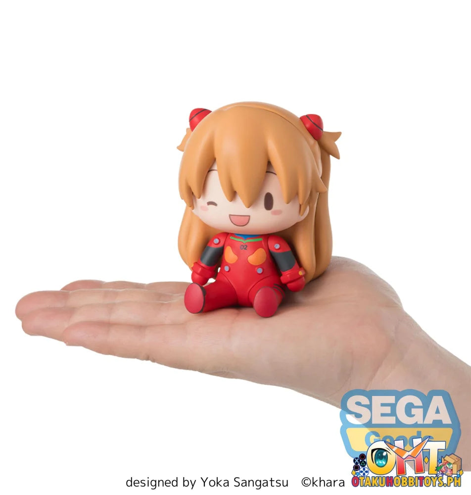 SEGA fuwa petit ’Evangelion: New Theatrical Edition’ Chibi Figure ’Asuka’ Plug Suit Prize Figure