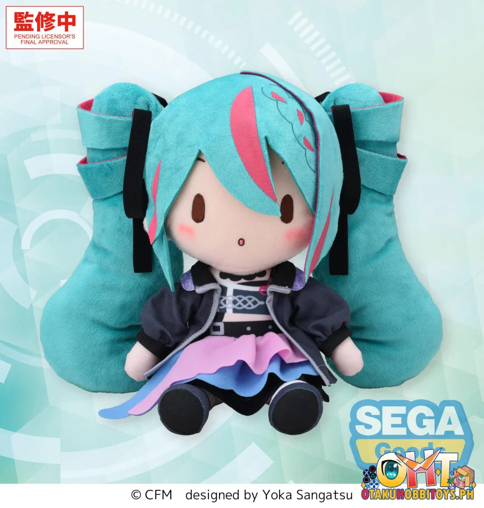 SEGA fuwa petit ’Hatsune Miku Series’ M Plush ’Hatsune Miku’ -Punk!- Plush Doll Prize Figure