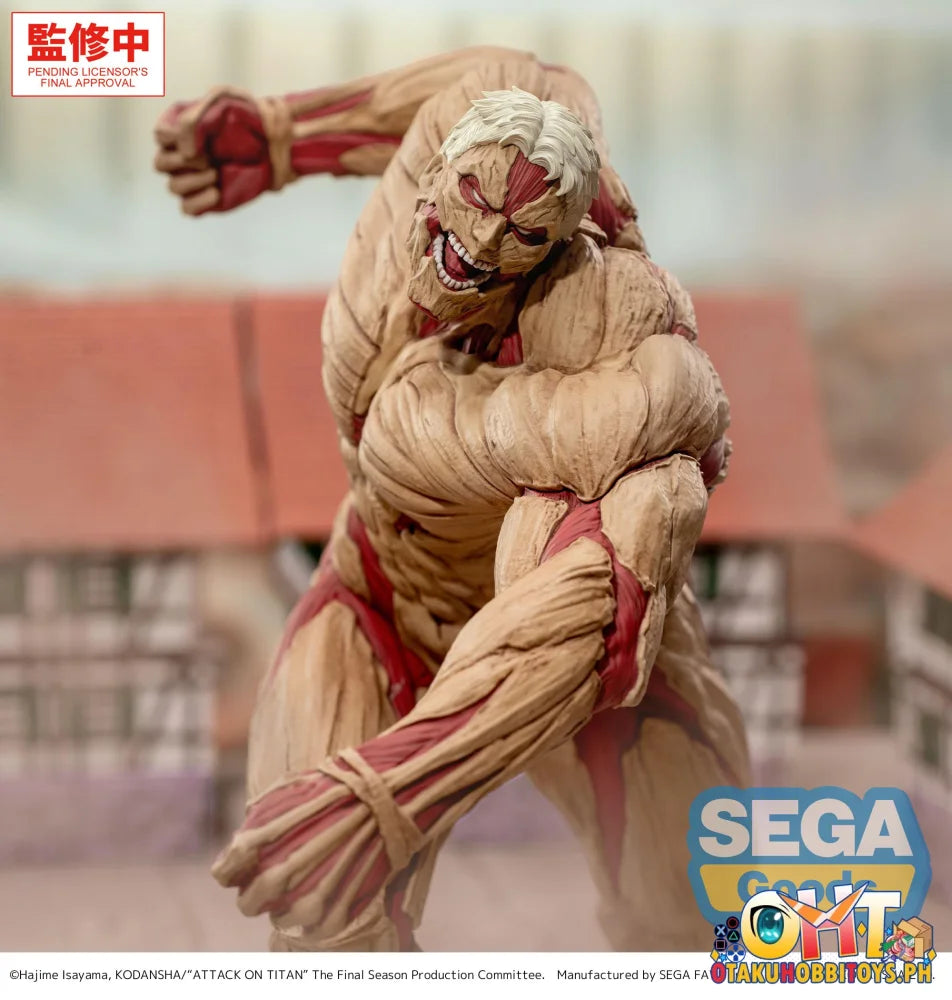 SEGA GigantiX ’Attack on Titan’ -Reiner Braun- Armored Titan Ver. - Prize Figure