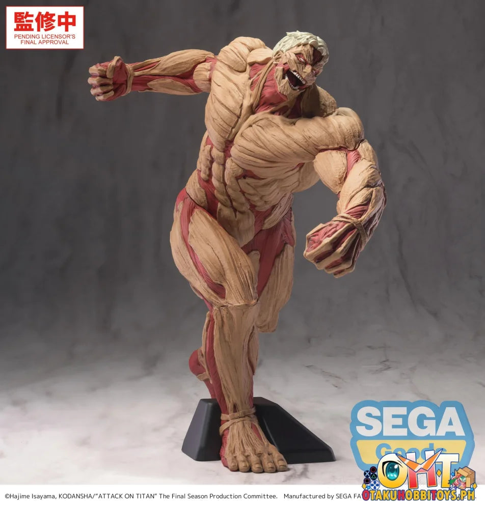 SEGA GigantiX ’Attack on Titan’ -Reiner Braun- Armored Titan Ver. - Prize Figure