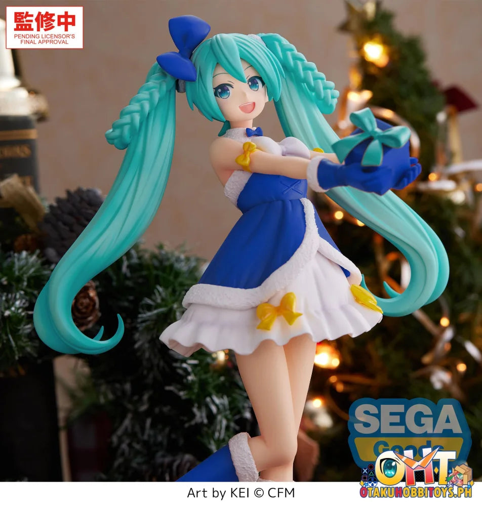 SEGA ’Hatsune Miku Series’ High Premium Figure ’Hatsune Miku’ Sapphire Christmas Ver. - Scale Figure