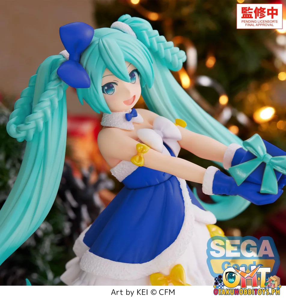 SEGA ’Hatsune Miku Series’ High Premium Figure ’Hatsune Miku’ Sapphire Christmas Ver. - Scale Figure