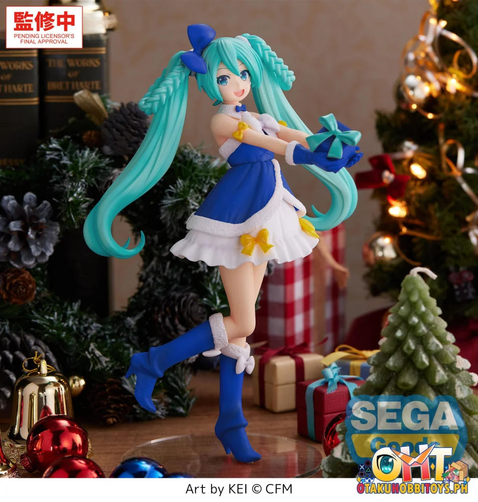 SEGA ’Hatsune Miku Series’ High Premium Figure ’Hatsune Miku’ Sapphire Christmas Ver. - Scale Figure