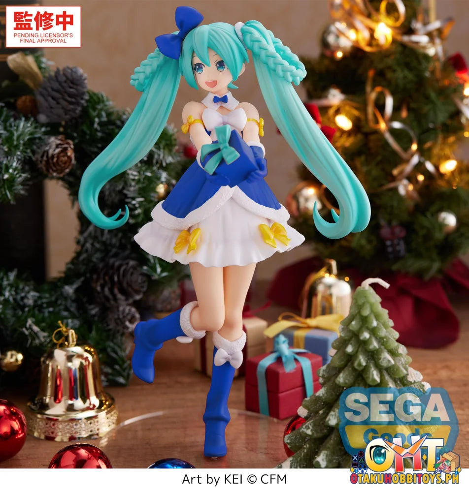 SEGA ’Hatsune Miku Series’ High Premium Figure ’Hatsune Miku’ Sapphire Christmas Ver. - Scale Figure