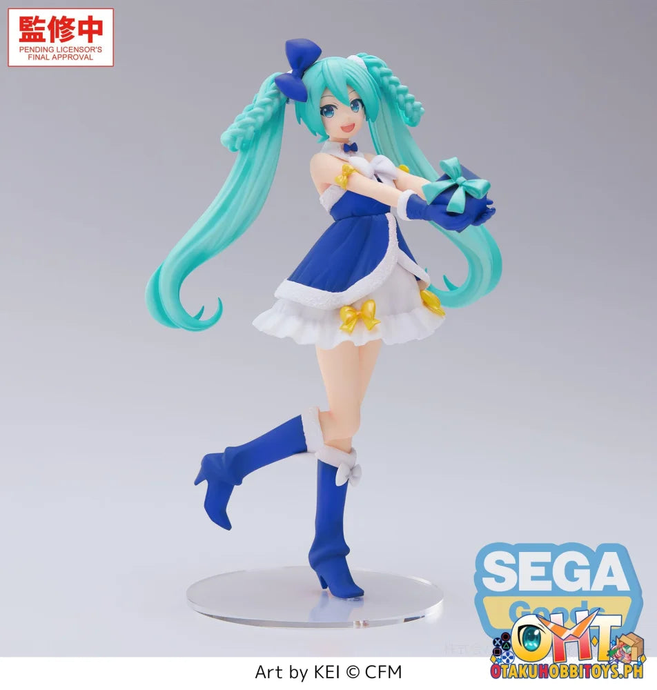 SEGA ’Hatsune Miku Series’ High Premium Figure ’Hatsune Miku’ Sapphire Christmas Ver. - Scale Figure
