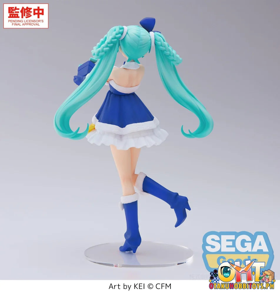 SEGA ’Hatsune Miku Series’ High Premium Figure ’Hatsune Miku’ Sapphire Christmas Ver. - Scale Figure